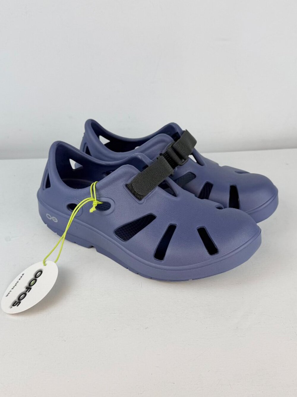 Men's 11 Women's 13 - Oofos Oocandoo Recovery Sandals Shoes - Water Drop